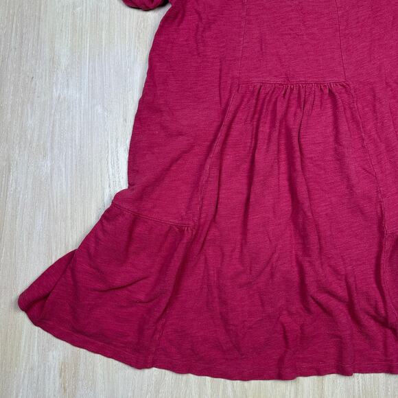 Anthropologie Saturday Sunday Kathie Flounced Knit Ruffle Hem Mini Dress Medium - Picture 4 of 16